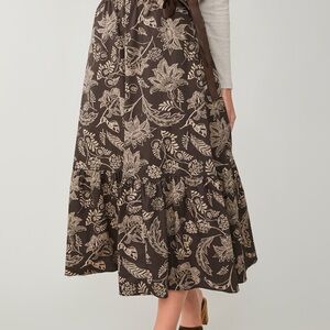 Spartina 449 Adaleigh Skirt Maritime Forest Field Blooms Ash Gray